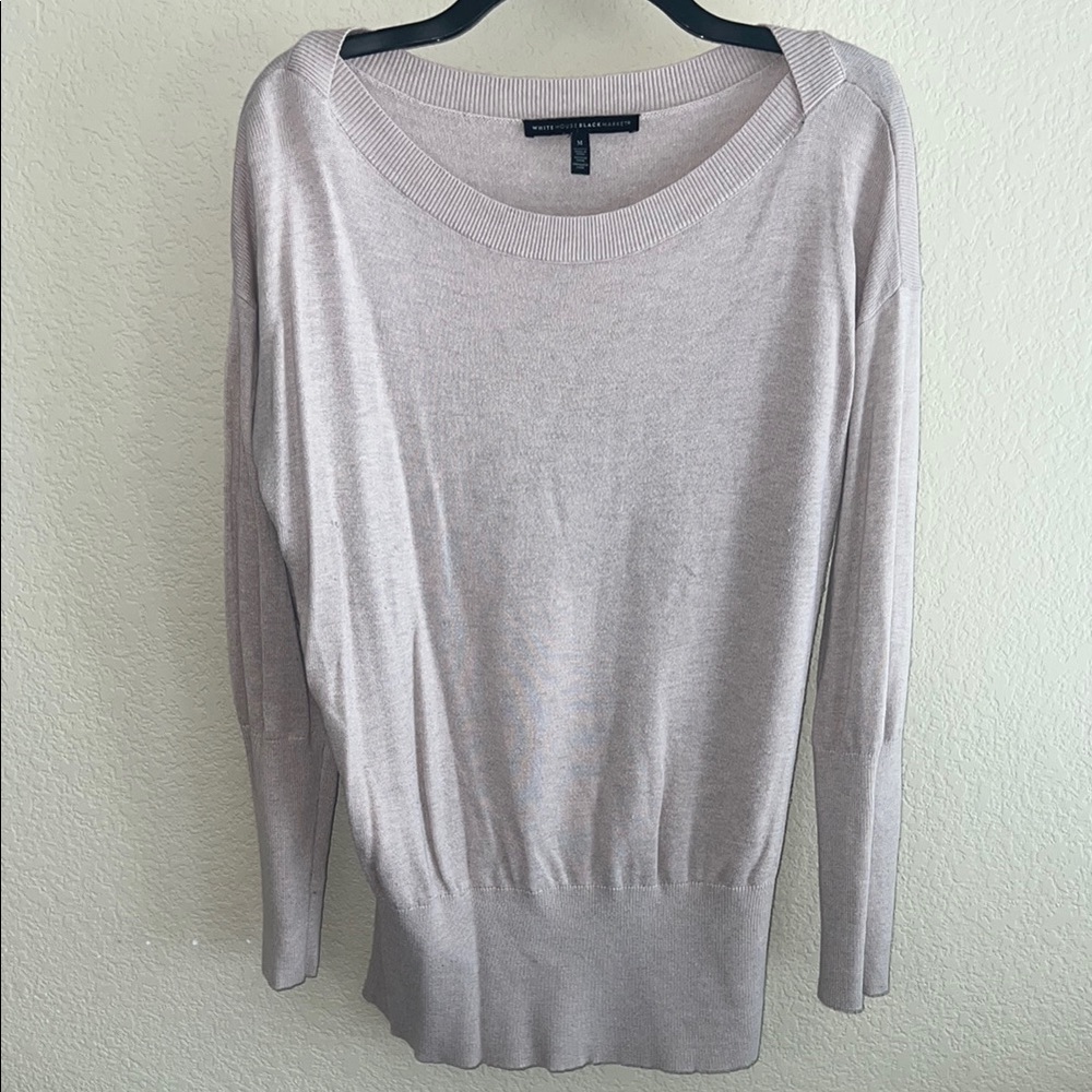 White House Black Market Light Pink Sweater